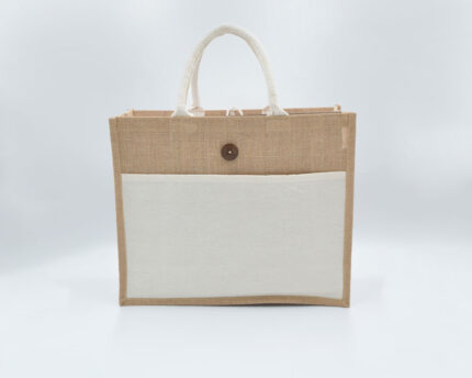 Jute Canvas Bag 225gsm White