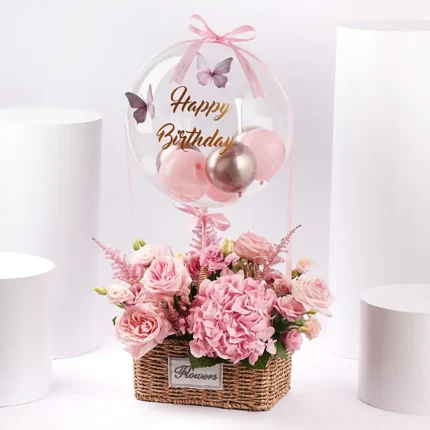 Roses And Rochers Birthday Bouquet