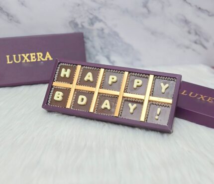 10 Pcs Happy Bday Chocolate By LUXERA
