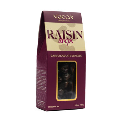 Raisin Drops in Dark Chocolate – 100g